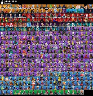 🎨 418 скінів | 🌟 Fortnite акаунт