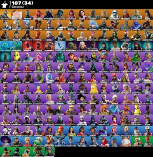 🎨 190 skins | 🌟 Fortnite account