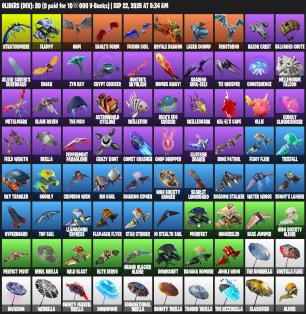 🎨 109 skins | 🌟 Fortnite account