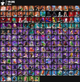 🎨 175 skins | 🌟 Fortnite account
