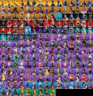 🎨 204 skins | 🌟 Fortnite account