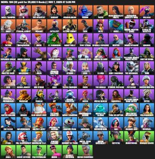 🎨 106 skins | 🌟 Fortnite account