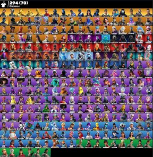 🎨 294 skins | 🌟 Fortnite account