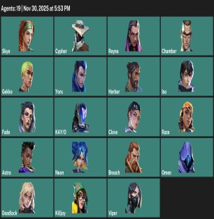 🎯 Valorant account | Rank: Gold 3 | EU | 19 agents