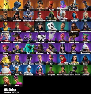 🎨 58 skins | 🌟 Fortnite account
