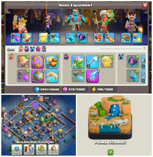 🏰 Clash of Clans акаунт | 17 ратуша | Рівень 239