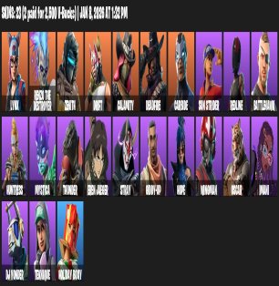 🎨 23 скінів | 🌟 Fortnite акаунт