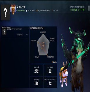 🏅 MMR 6717 | 🕒 260 hours | 🛡 11108