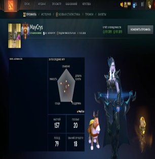 🏅 MMR 6917 | 🕒 223 годин | 🛡 11311