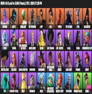 🎨 41 скінів | 🌟 Fortnite акаунт