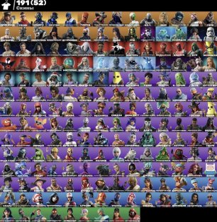 🎨 191 скін | 🌟 Fortnite акаунт