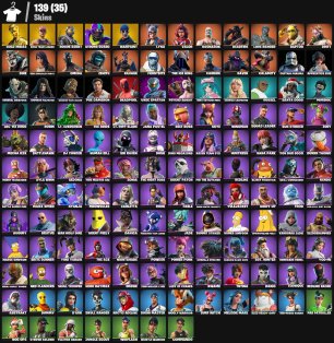 🎨 139 skins | 🌟 Fortnite account
