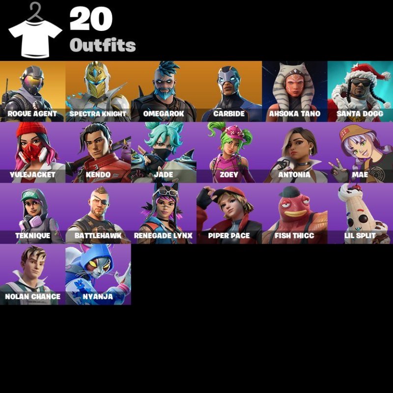 🎨 20 скінів | 🌟 Fortnite акаунт