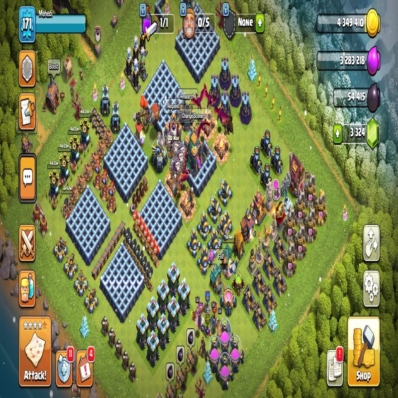 🏰 Clash of Clans акаунт | Ратуша 14 рівень | Рівень 100