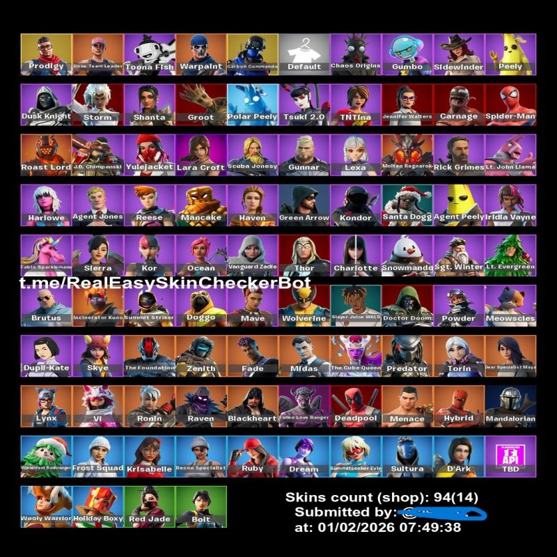 🎨 94 skins | 🌟 Fortnite account