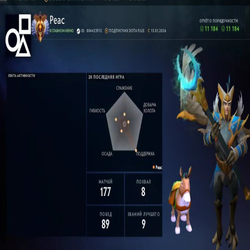 🏅 MMR 7148 | 🕒 233 hours | 🛡 11184