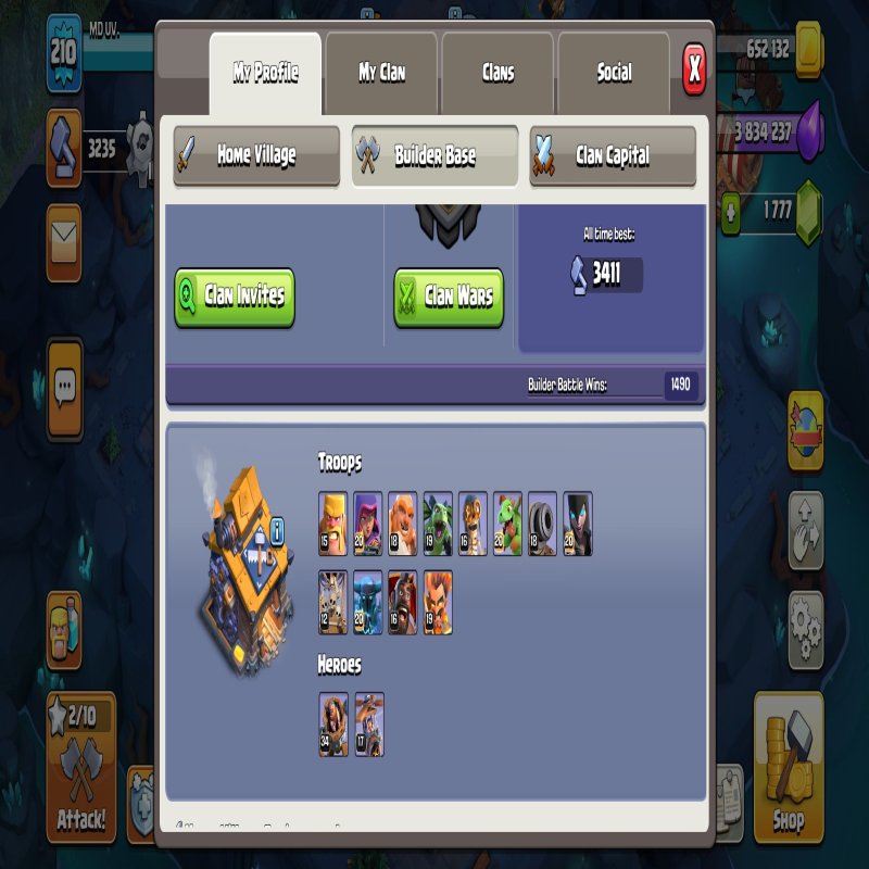 🏰 Clash of Clans акаунт | Ратуша 16 рівня | Рівень 16