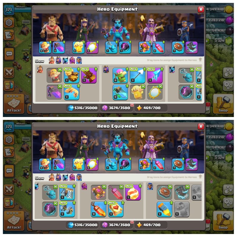 🏰 Clash of Clans акаунт | Ратуша 14 рівень | Рівень 100