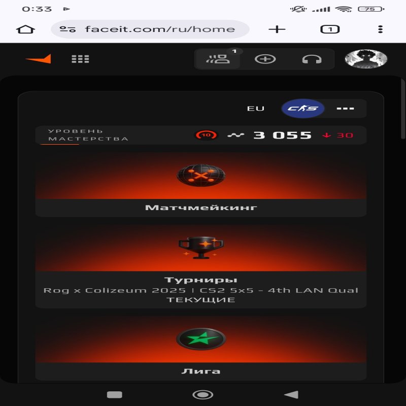 🎯 Faceit LVL 5 | 🕒 1700 годин — Готовий до змагальних матчів