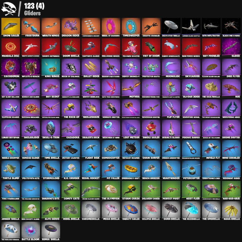 🎨 109 skins | 🌟 Fortnite account