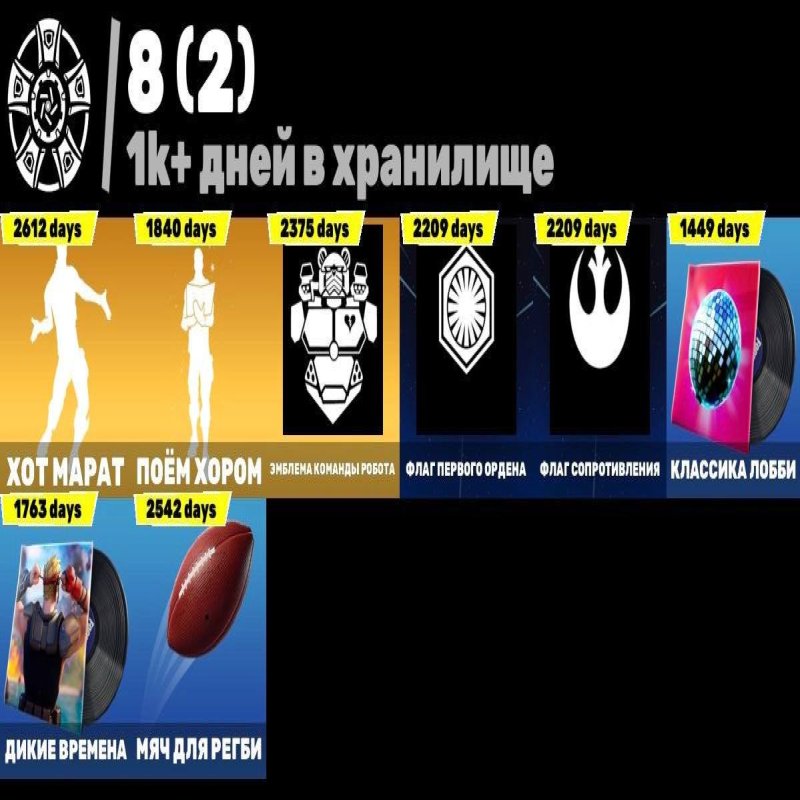 🎨 102 скинов | 🌟 Fortnite аккаунт