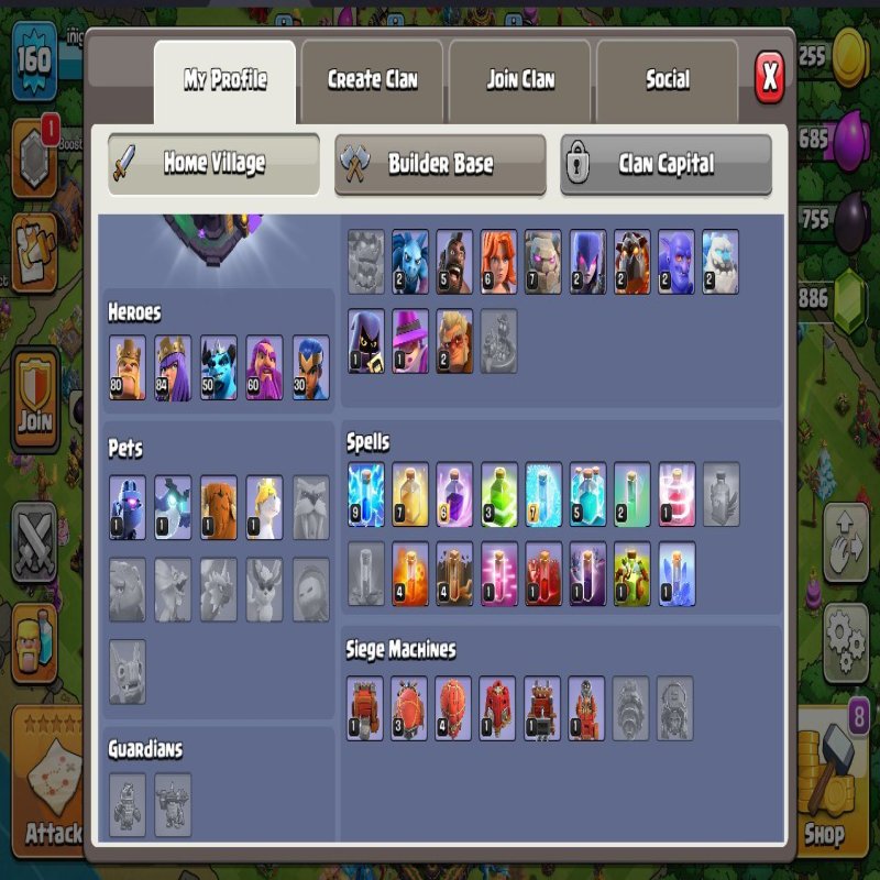 🏰 Clash of Clans акаунт | Ратуша 14 | Рівень 160