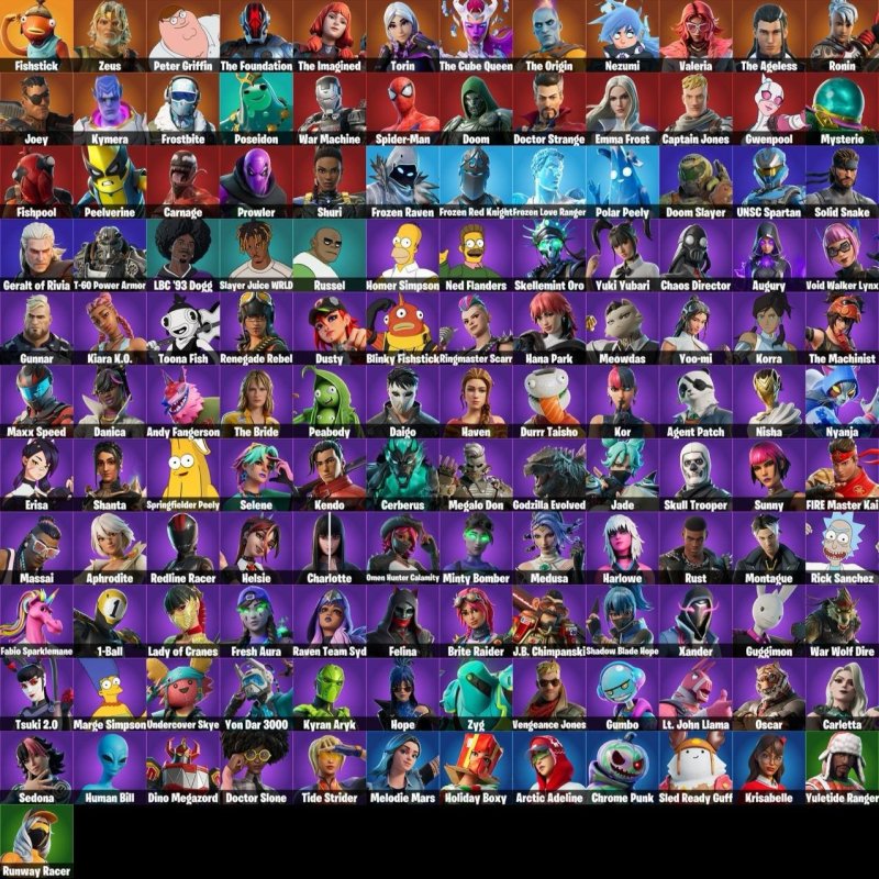 🎨 133 skins | 🌟 Fortnite account