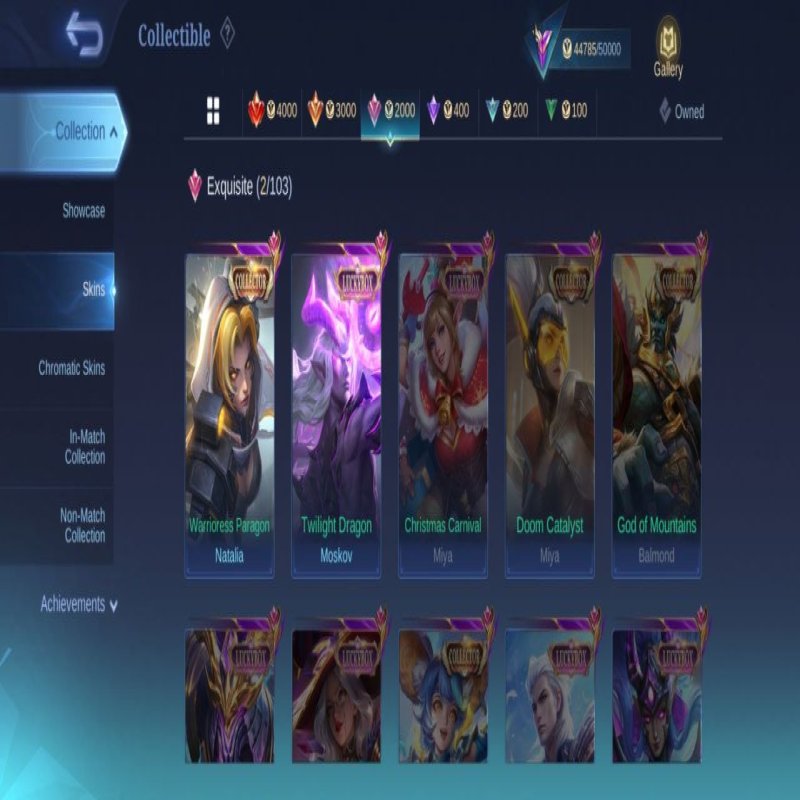 🎮 Mobile Legends акаунт | Міфічний | 107 героїв | 201 облич