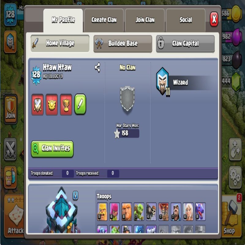 🏰 Clash of Clans акаунт | Ратуша 13 | Рівень 128