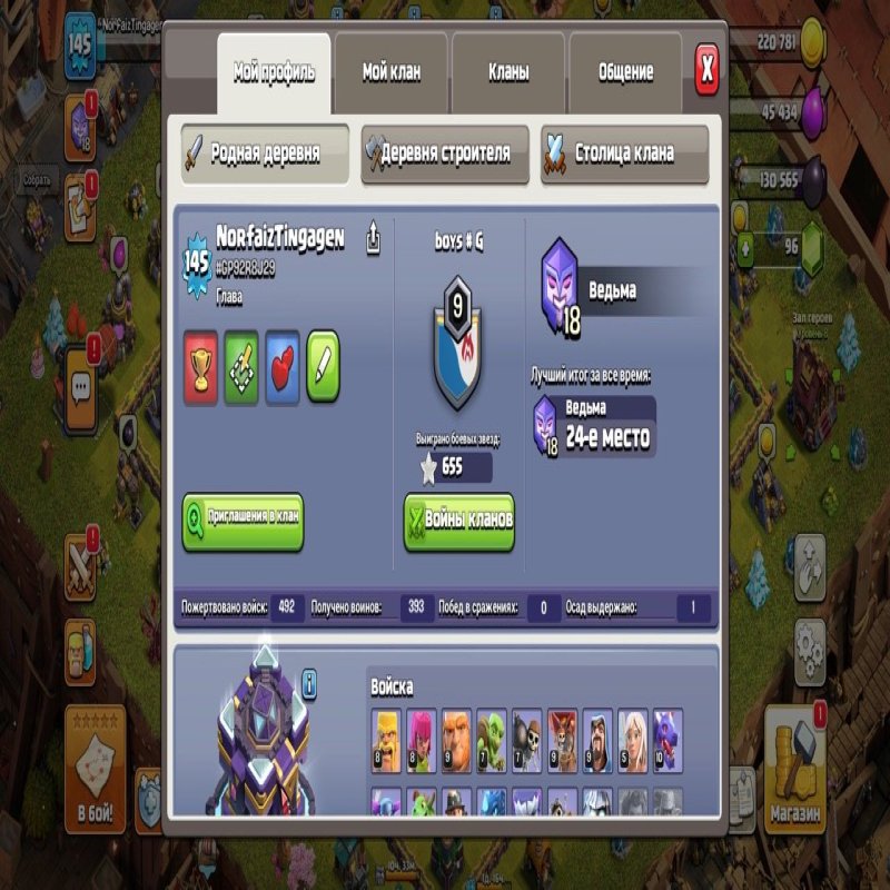 🏰 Clash of Clans акаунт | 15 ратуша | Рівень 145