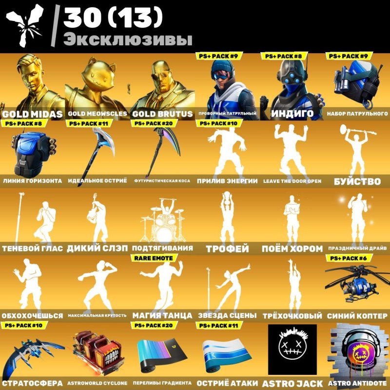 🎨 130 скінів | 🌟 Fortnite акаунт