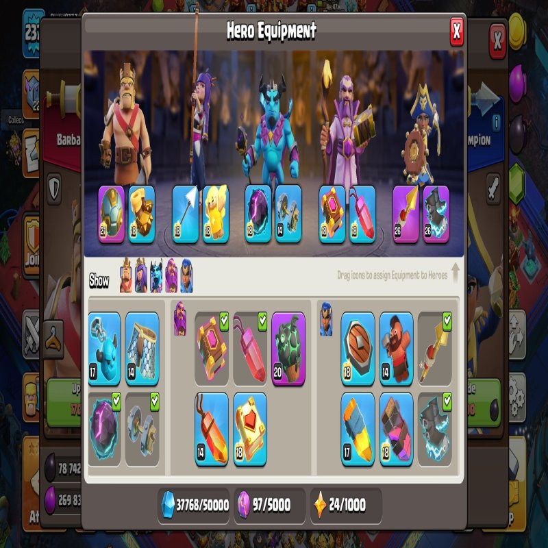 🏰 Clash of Clans акаунт | Ратуша 16 | Рівень 50