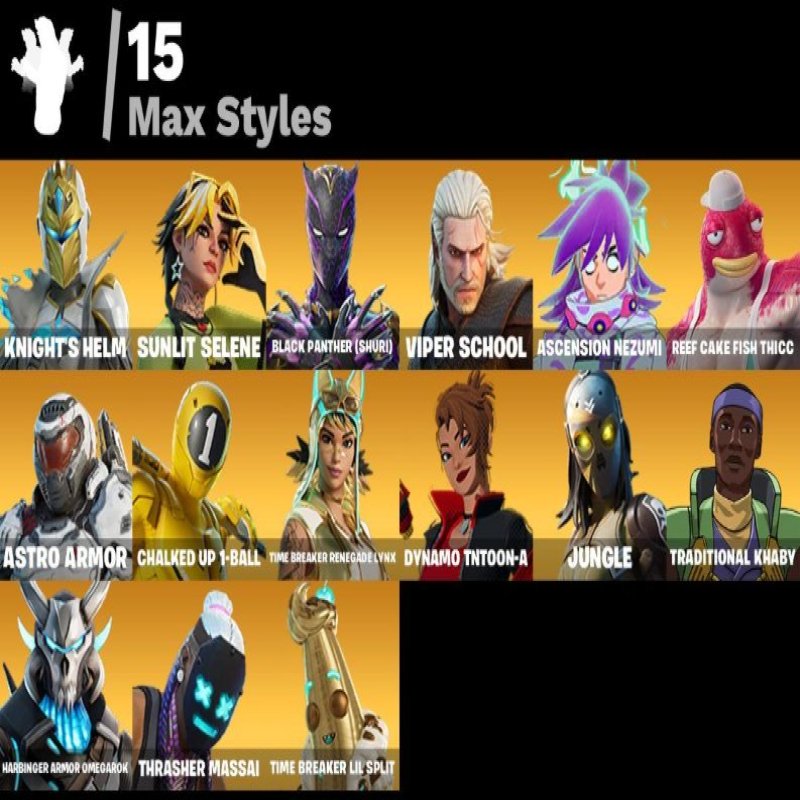 🎨 48 скінів | 🌟 Fortnite акаунт