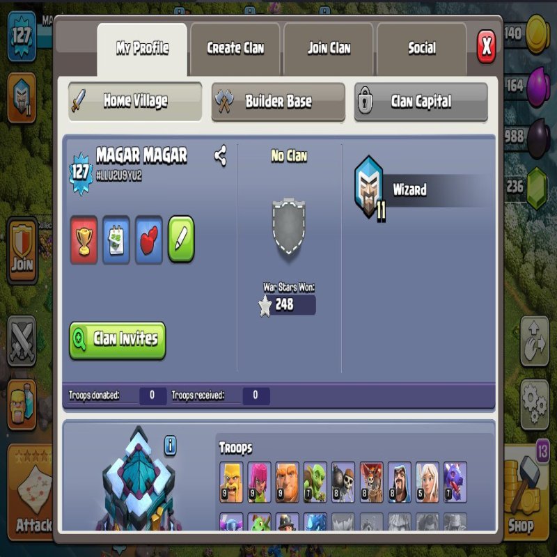 🏰 Clash of Clans акаунт | Ратуша 13 | Рівень 127