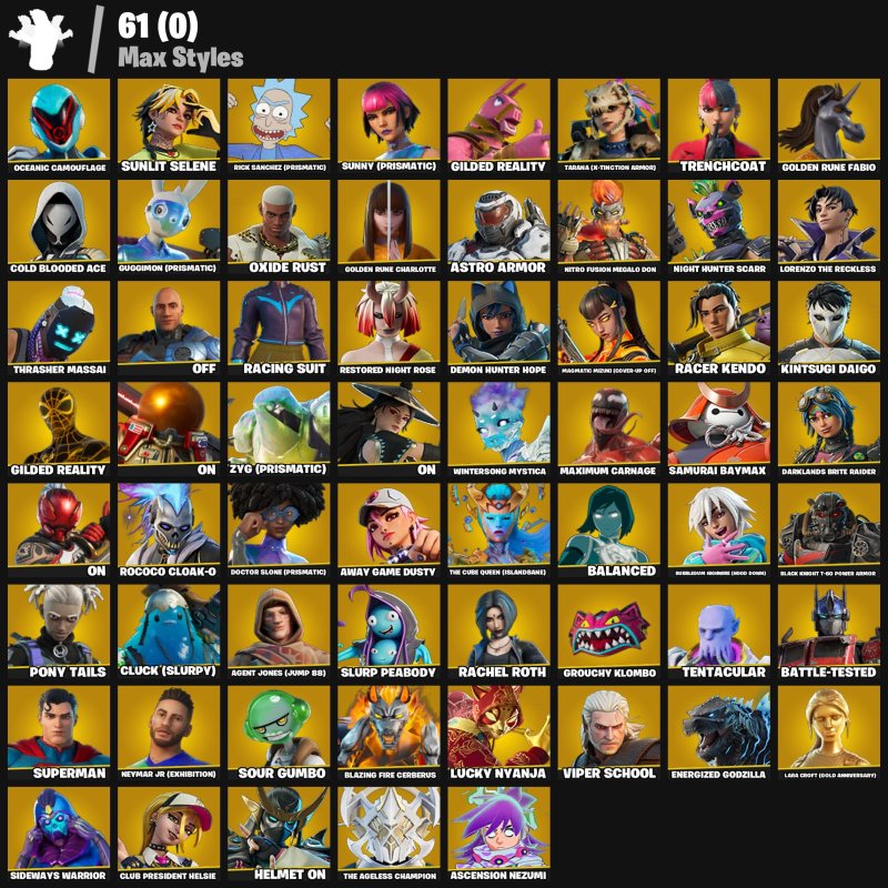 🎨 130 skins | 🌟 Fortnite account