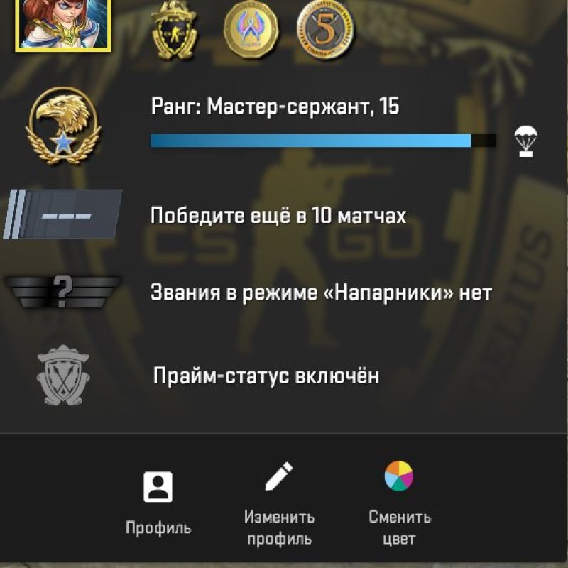 🥇 CS2 Prime | 🎯 Ранг 15 | 89 годин — Готовий до змагальних матчів