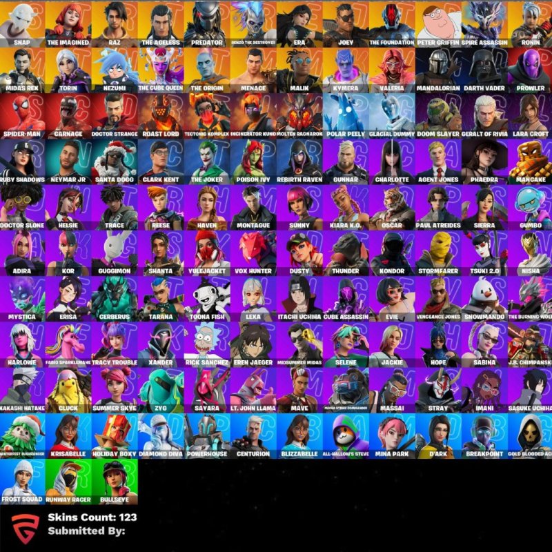 🎨 123 skins | 🌟 Fortnite account