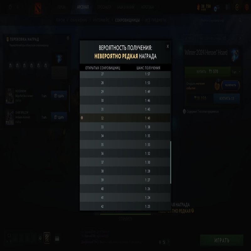 🏅 MMR 2000 | 🕒 500 годин | 🛡 7000