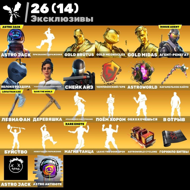 🎨 176 skins | 🌟 Fortnite account