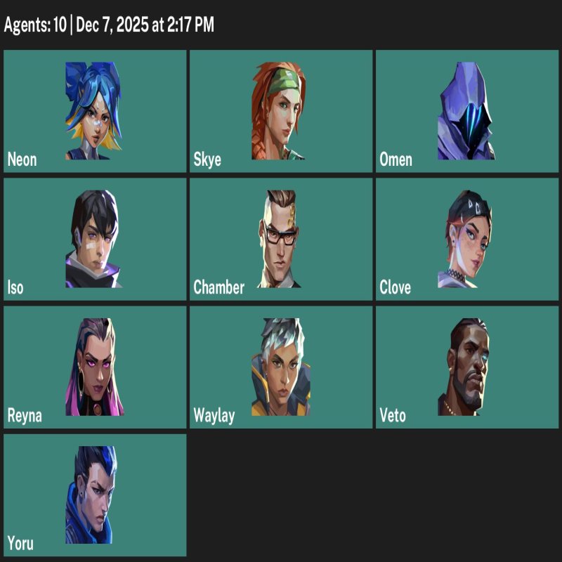 🎯 Valorant акаунт | Ранг відкритий | EU | 10 агентів