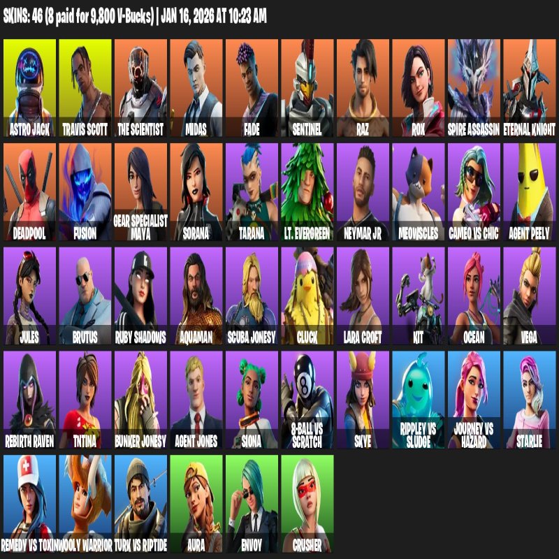 🎨 48 skins | 🌟 Fortnite account