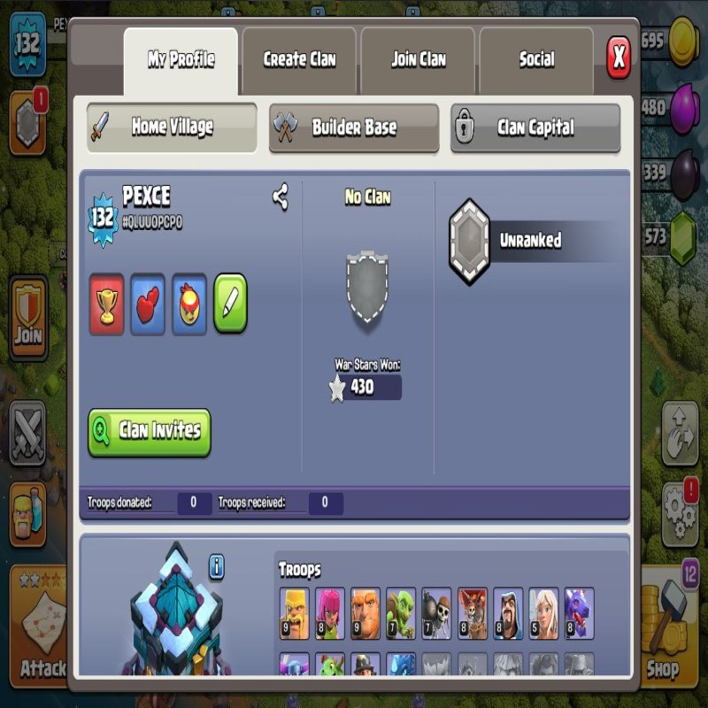 🏰 Clash of Clans акаунт | Ратуша 13 | Рівень 132