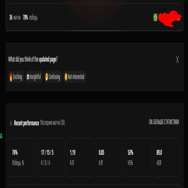 💟 CS Prime | 🎯 Faceit LVL 8 | 🕒 36 matches — Ready for action!