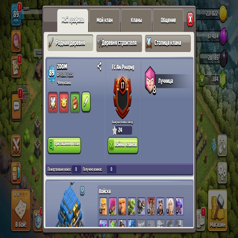 🏰 Clash of Clans акаунт | Ратуша 12 рівень | Рівень 89