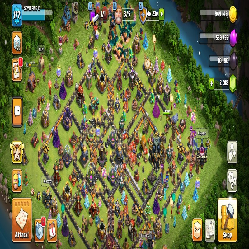 🏰 Clash of Clans акаунт | Ратуша 17 ратуша | Рівень 1