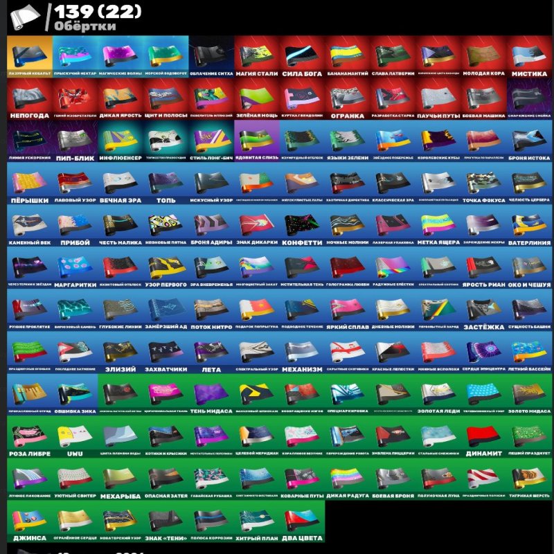 🎨 143 скінів | 🌟 Fortnite акаунт