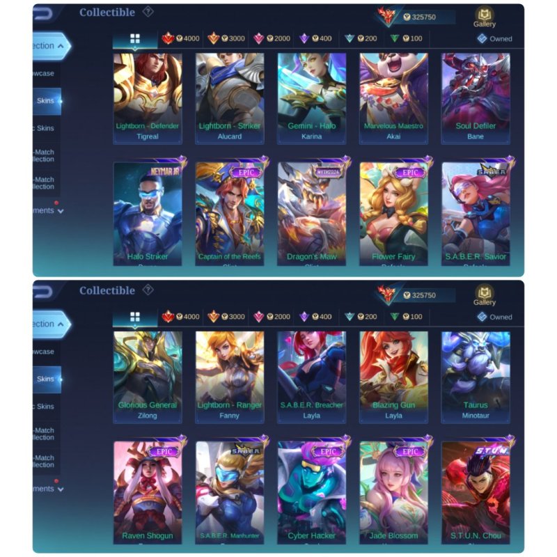 🎮 Mobile Legends акаунт | Міфічний Безсмертний | 130 героїв | 720 облич