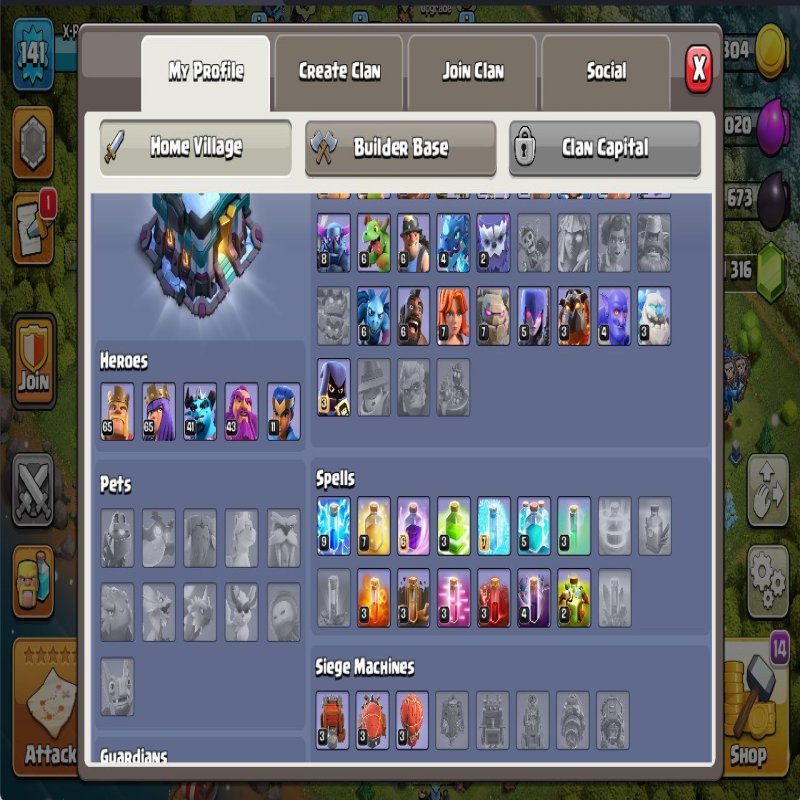 🏰 Clash of Clans акаунт | Ратуша 13 рівня | Рівень 141