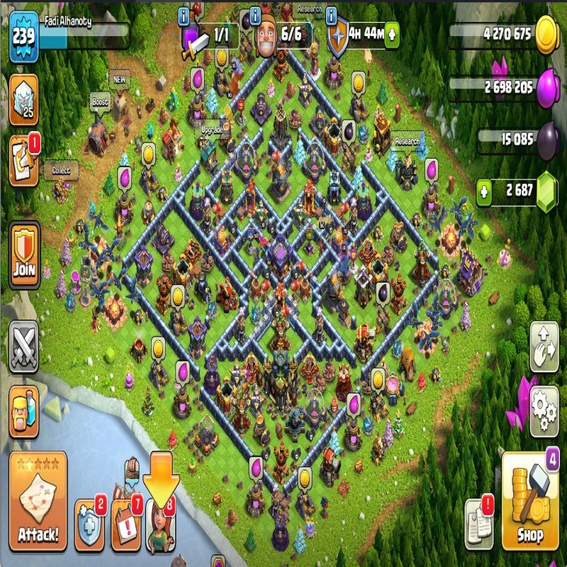 🏰 Clash of Clans акаунт | Ратуша 17 | Рівень 239