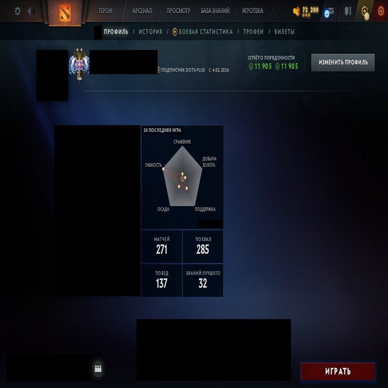 🏅 MMR 4033 | 🕒 222 hours | 🛡 12000